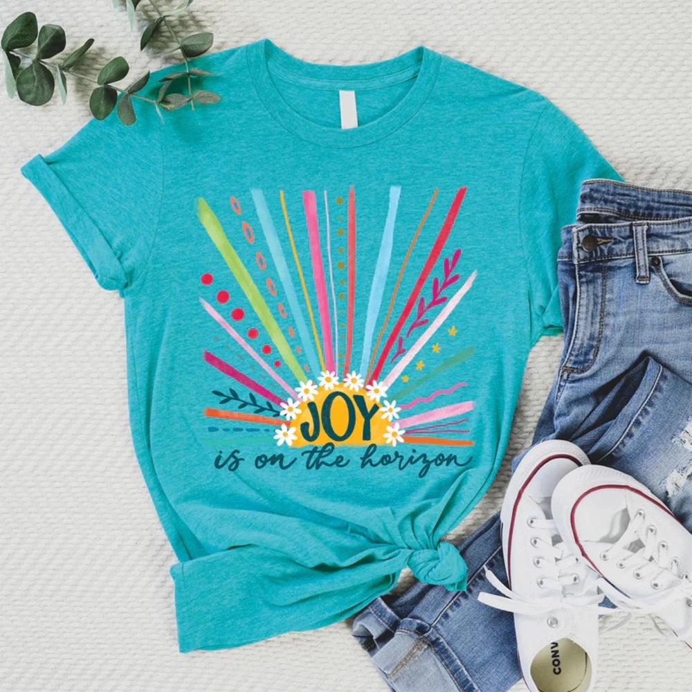New joy is on the horizon tee S